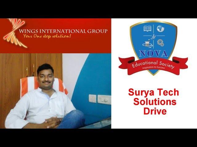 Surya Tech Solutions - Nova Educational Society - WINGS INTERNATIONAL +91 9032233456 Amaravati