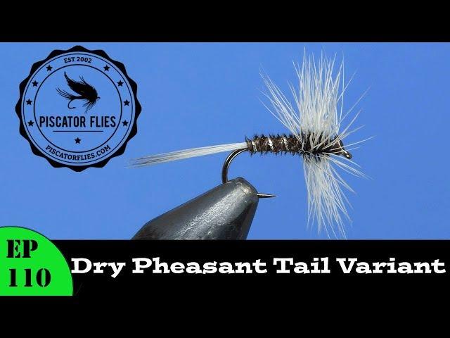 Fly Tying the Dry Pheasant Tail variant Trout Fly Pattern - Ep 110 PF