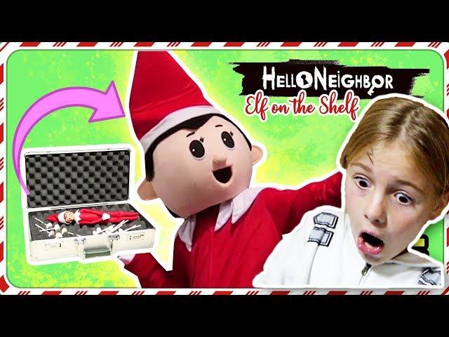 CAUGHT MOVING in REAL LIFE! | Hello Neighbor and Elf on The Shelf GAME!