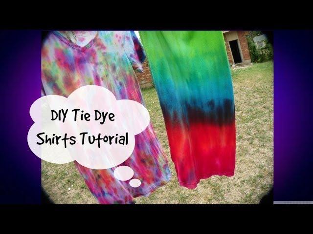 DIY Tie Dye Shirts Kit Tutorial | Ft. Emani