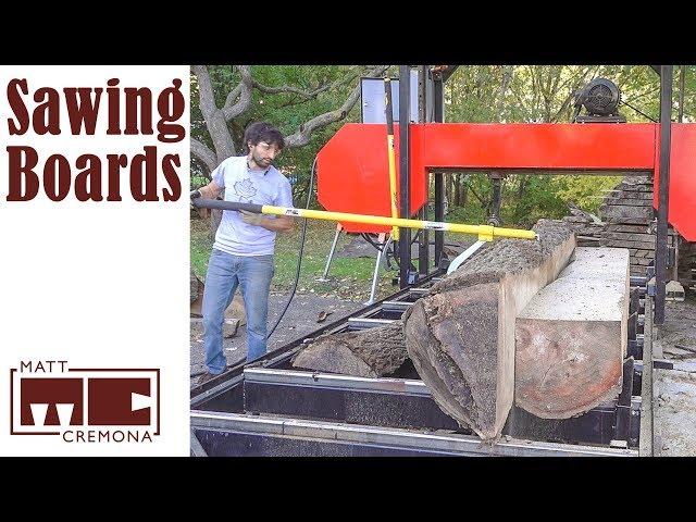 Sawing Boards - Turning a Log into Lumber Part 1