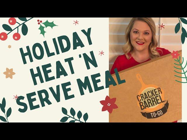 Cracker Barrel | Holiday Ham Heat n' Serve Meals | Process and Review