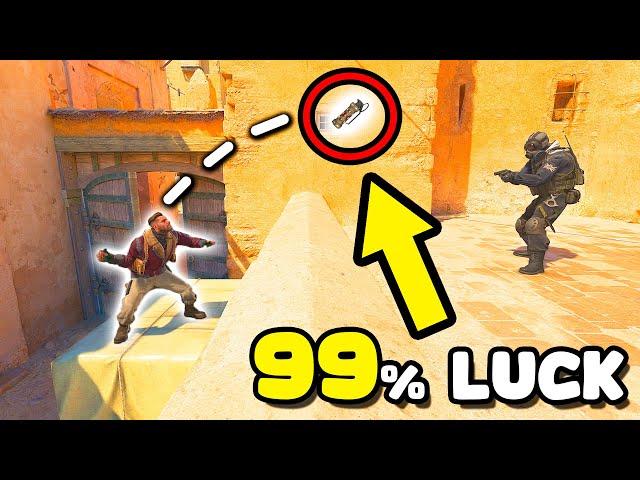 99% LUCK 1% SKILL! - CS2 BEST MOMENTS