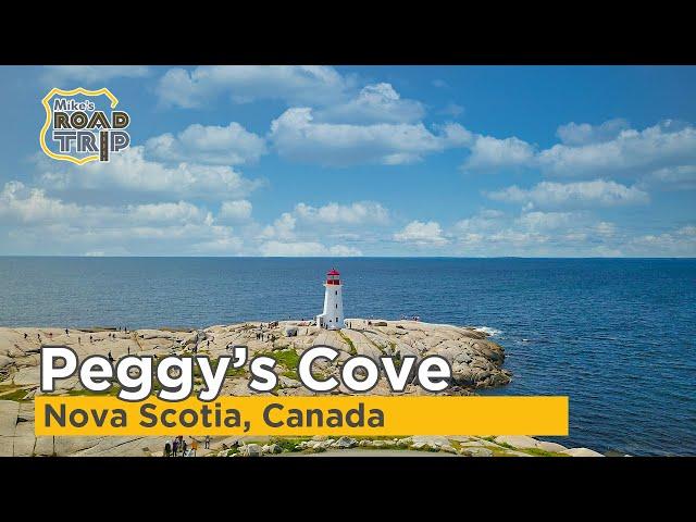 Peggy's Cove in Nova Scotia, Canada at a Glace