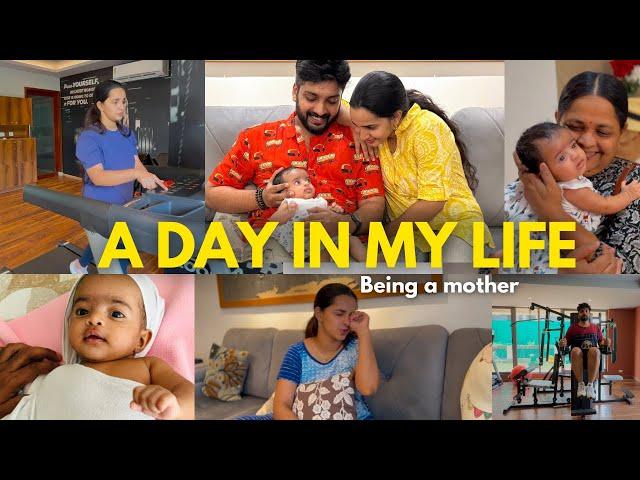 A DAY IN MY LIFE  | BEING A MOM  | Malavika Krishnadas | Rutvi Thejus | Thejus Jyothi