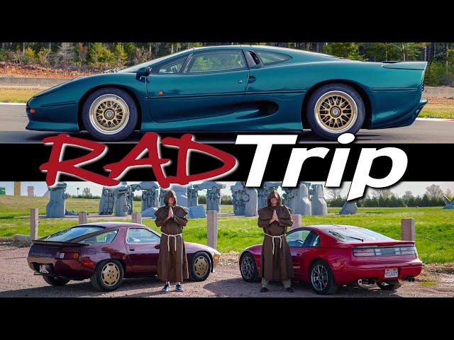 RADTrip - 2,400 miles in 80s-90s cars - 300zx, 928, XJ220 | Everyday Driver Cars of the Past