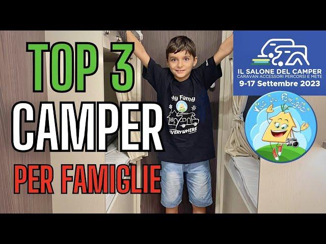 Salone del Camper 2023   i MIGLIORI CAMPER per FAMIGLIE NUMEROSE