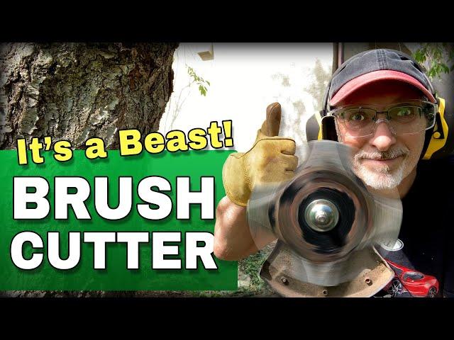 Awesome Yard Tool!  |  Brush Cutter String Trimmer Attachment