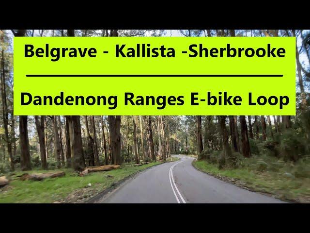 Electric Bike Gravel Ep19: Belgrave, Kallista, Sherbrooke - Dandenong Ranges Loop @bitsandgigs
