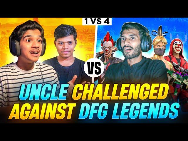 UNCLE STREAMER CHALLENGED ME AGAINST DFG LEGENDS | FREE FIRE IN TELUGU | #freefire #cobra999