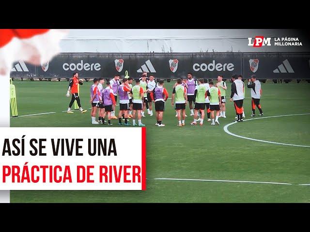 Así se vive un entrenamiento de RIVER completo bajo las órdenes de MARCELO GALLARDO