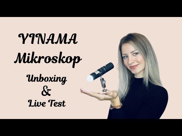 YINAMA WiFi - & USB - Mikroskop I 50x-1000x Vergrößerung I UNBOXING & LIVE TEST