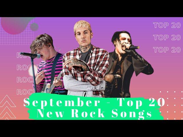 Top 20 New Rock Songs - September 2020. Rock Music 2020. BMTH, MGK, Yungblud, Disturbed