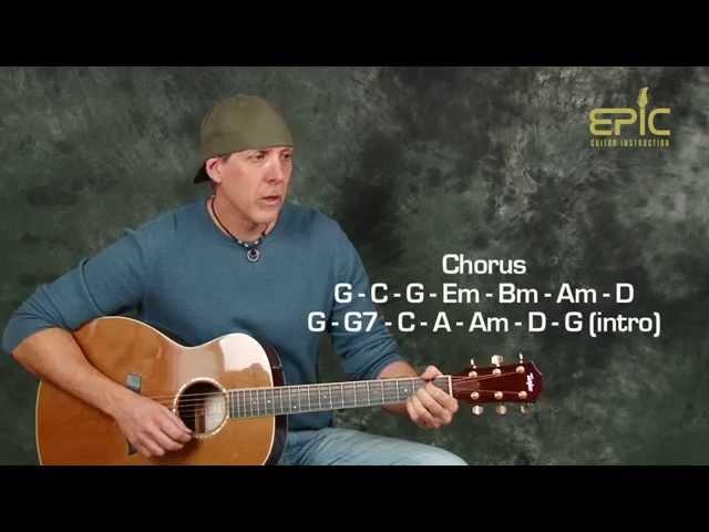 Guitar Lesson Eagles Lyin' Eyes acoustic song with strumming patterns chords beginner intermediate