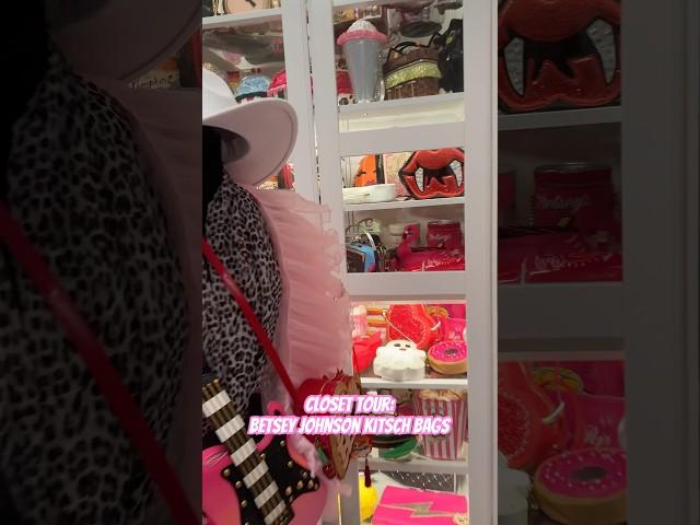 #handbag girlies: #betseyjohnson kitsch tour part 1 🩷 #accessories #styleinspo #closettour