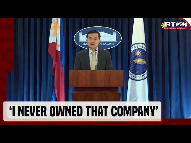 PCO Sec. Jay Ruiz, pinabulaanan ang ulat na umano'y pagmamay-ari niya ang isang media firm