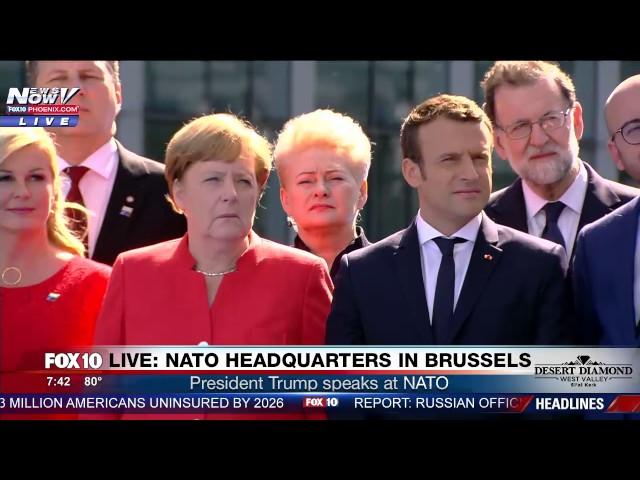 WATCH: Trump Blasts Nato Leaders Tells Them They Need to Pay Their Share (FULL SPEECH) - FNN