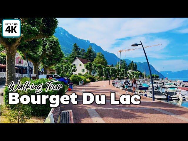 Bourget Du Lac , France's Largest  Natural Lake, 4K, Lake Side Waking Tour