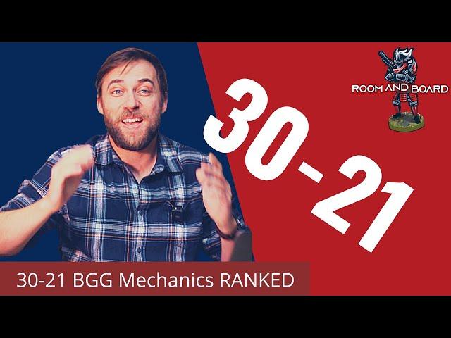 Best Board Game Mechanisms | BGG Mechanics Defined and Ranked | 30 21