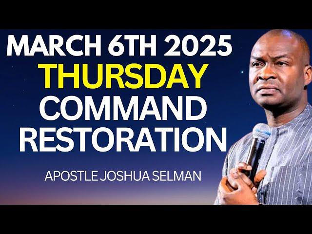 March 6th Morning Prayer to Start Your Day | Apostle Joshua Selman