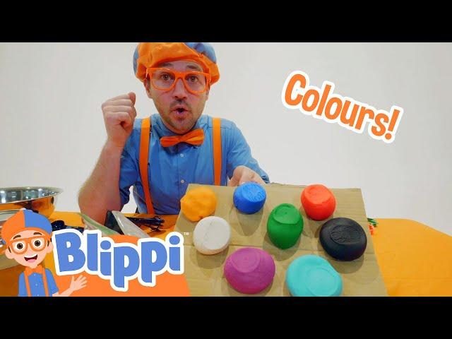 Blippi Arts And Crafts Clay and Play For Kids | Educational Videos For Toddlers