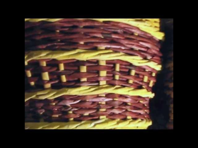 Cotton weaving. Basketry.