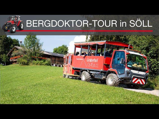 Bergdoktor-Tour zum Gruberhof I mit 50 Personen im Lindner Unitrac