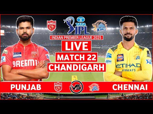 IPL 2025 Live: Punjab Kings vs Chennai Super Kings Live | PBKS vs CSK Live Commentary | PBKS Innings