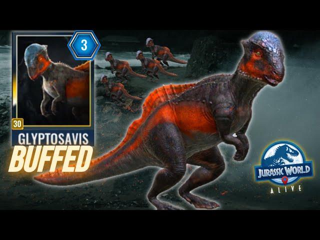 GLYPTOSAVIS- Not the Worst Apex Anymore?? (Jurassic World Alive PVP)