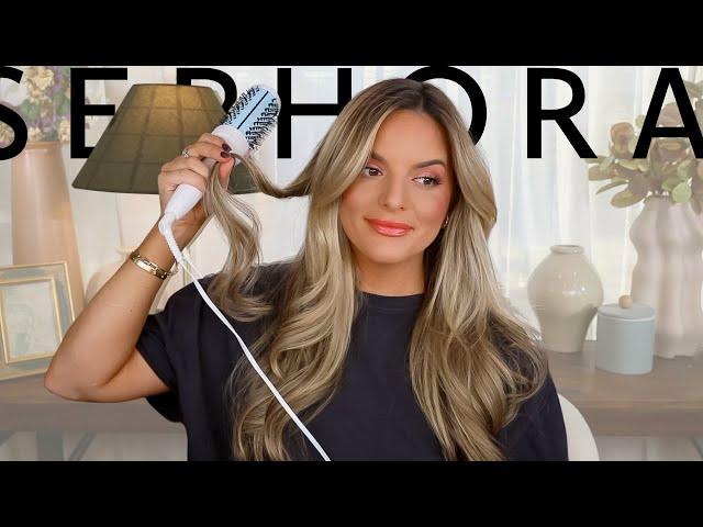 TESTING MY NEW SEPHORA MAKEUP AND HAIR PRODUCTS | Casey Holmes