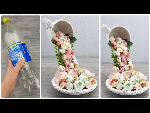 Gorgeous DIY Flower Arrangement / Floating Cup with Flowers