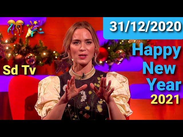 Graham Norton Show 31/12/2020 Tom Hanks, Emily Blunt, Jamie Dornan, Jessica Chastain, Nish Kumar