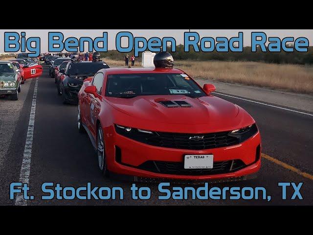 Big Bend Open Road Race: Ft. Stockton to Sanderson