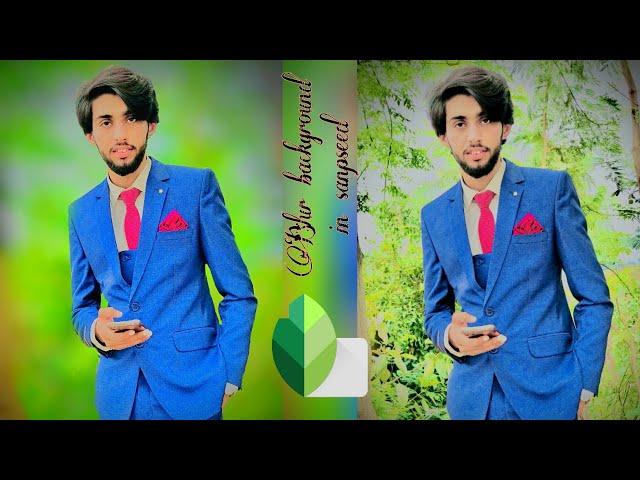 How to blur background in snapseed | background blur photo editing trick 2023