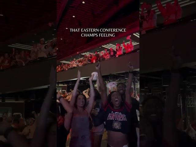 unbelievable vibes at the Game 5 watch party 