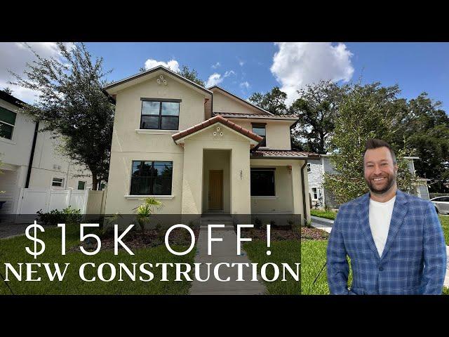 Inside Tampa Florida New Construction Home For Sale with Price Reduction as Housing Market Corrects!