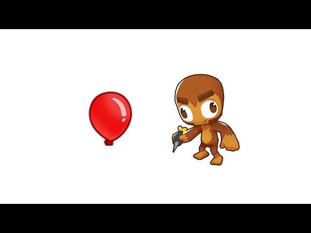 Dart Monkey Popping Bloon in BTD6