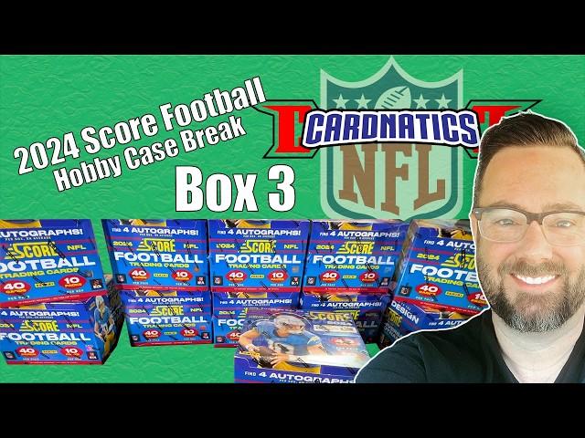 2024 Score Hobby Football Case Break Box 3 | Cardnatics