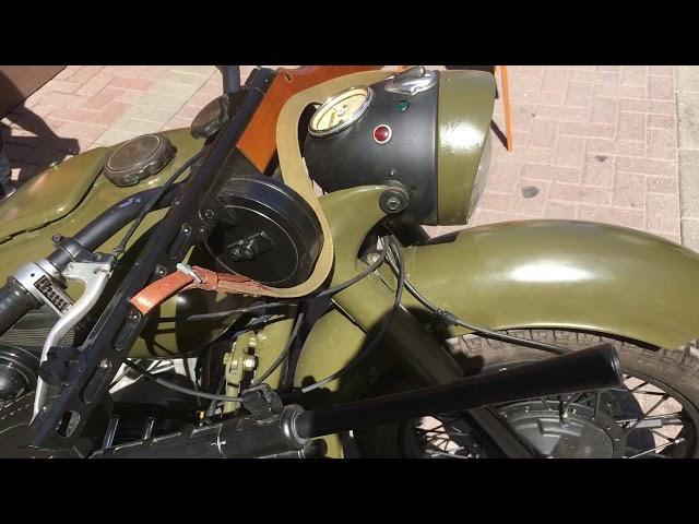 Dnepr M-72 WWII Motorcycle with sidecar