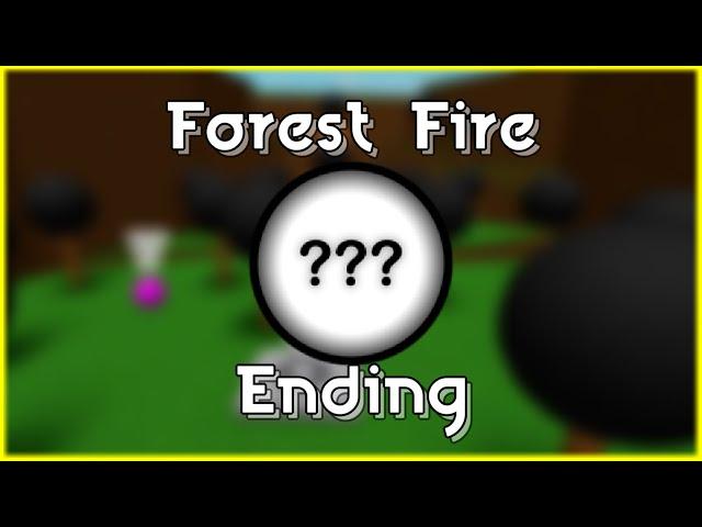 How to get "Forest Fire" Ending in Easiest Game on Roblox