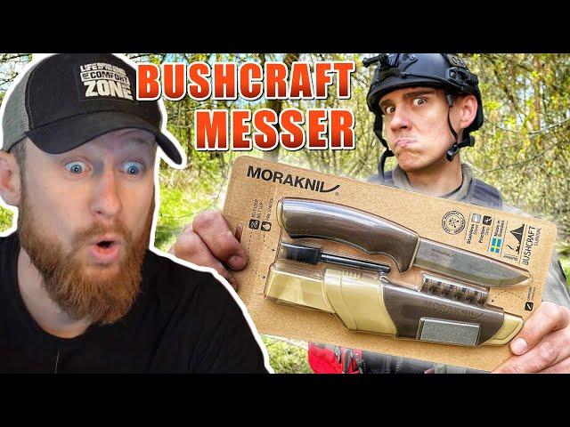 Das BUSHCRAFT Messer für Jedermann! - Mora Survival Messer im TEST | Fritz Meinecke reagiert