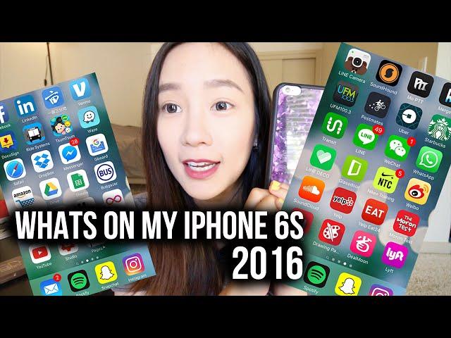 WHATS ON MY IPHONE 6S? | 手機上有什麼好玩的APP