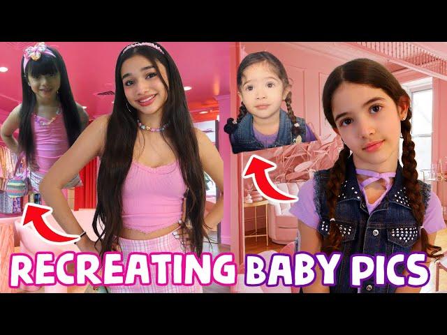 RECREATING OUR BABY PICTURES!!!SO CUTE!!