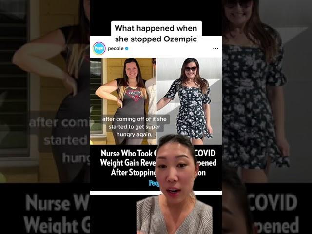 What happened when she stopped Ozempic