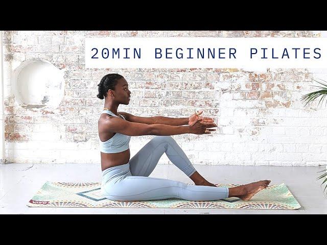 20 MIN FULL BODY PILATES WORKOUT FOR BEGINNERS - (REALISTIC AT HOME PILATES)