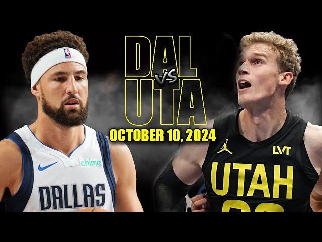 Dallas Mavericks vs Utah Jazz Full Game Highlights - October 10, 2024 | NBA Pre Season