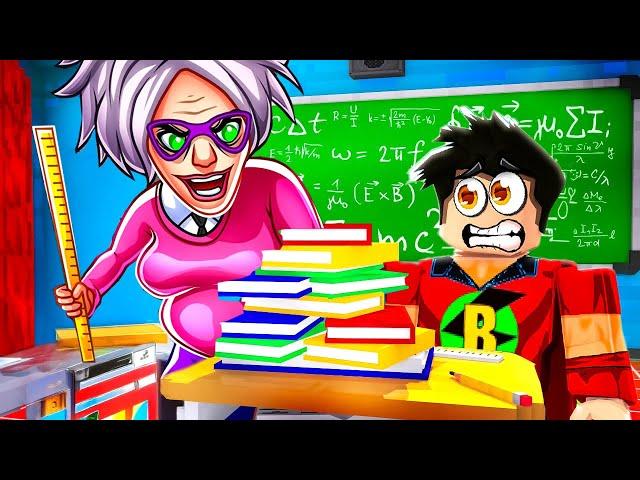 OKULDAN KAÇTIM! - Escape the Scraty Teacher Roblox