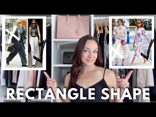 How To Dress A RECTANGLE Body Shape | Styling Do's & Don'ts