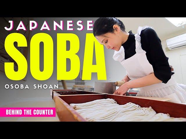 Behind the Counter at a local Japanese Handmade Soba Restaurant