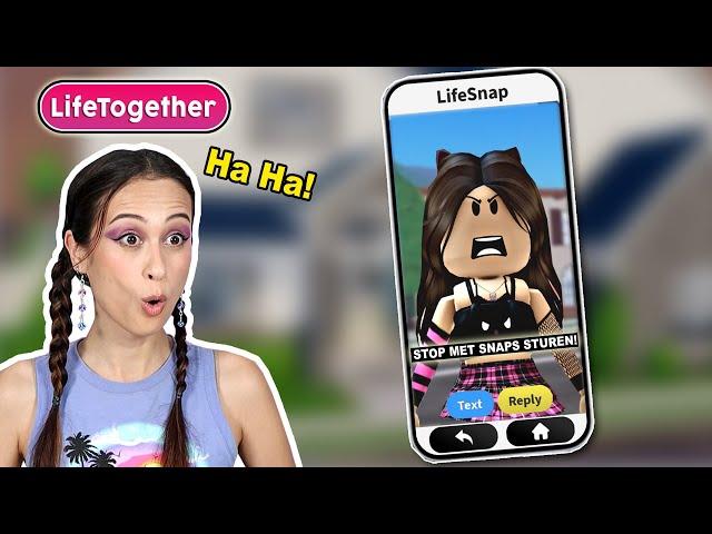 MENSEN STALKEN met "SNAP STORIES" in LIFE TOGETHER - Roblox || SpeelXL [nieuwe serie]